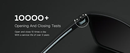 ZENOTTIC Retro Square Polarized Sunglasses Fashion Shade Women Men Ultra light TR90 Frame UV400 Protection Classics Sun Glasses