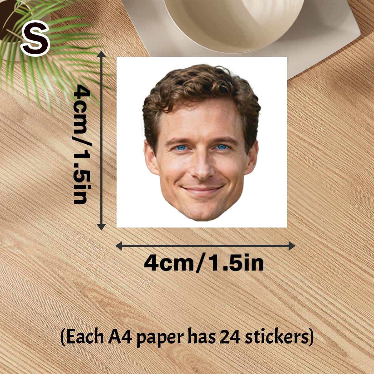 Personalized Tattoo Stickers With Pet Photo, Customizable Family Photos Tattoo Stickers, 2 Sizes: S/M, Valentine's Day Gifts,