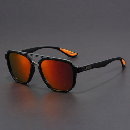 Man Aviation Style TR Frame Customized Polarized Mirror Lens Sunglasses Women Oversized Finished Myopia Sun Glasses with Diopter