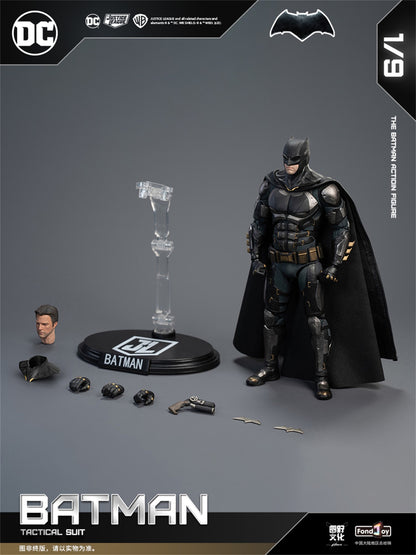 1/9 Original Fondjoy Bruce Wayne Batman Liga da Justiça Traje Tático Boneco de Ação Filme Zack Snyder's Detective Comics Brinquedos