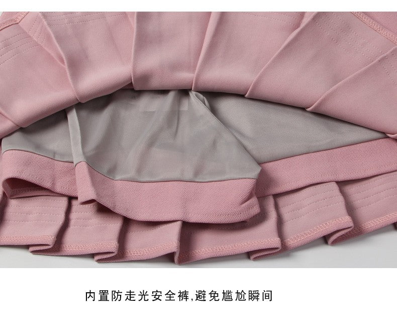 High Waist Women's Skirts Striped Pleated Elastic Waist Female Sweet Mini Dance Plaid Skirt Y2k Korean England Style