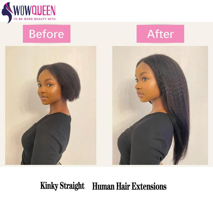 Cabelo Humano Liso Kinky Bundles 30 32 Polegadas Extensões de Cabelo Remy para Mulheres Cabelo Humano Cru Yaki Liso Grosso Tecer Bundles