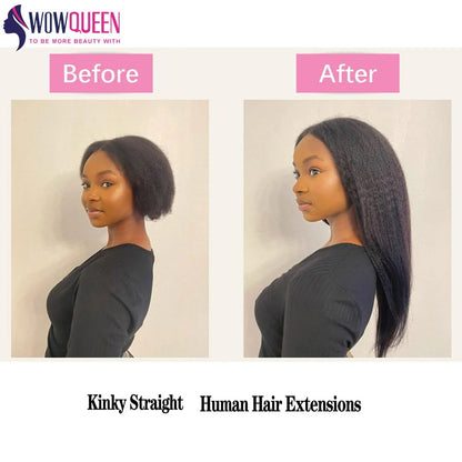 Cabelo Humano Liso Kinky Bundles 30 32 Polegadas Extensões de Cabelo Remy para Mulheres Cabelo Humano Cru Yaki Liso Grosso Tecer Bundles