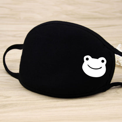 1PCS Unisex Black Cotton Mouth Mask Reusable Mask Dustproof Washable Face Mask Anime Masks For Cycling Camp Mascarillas