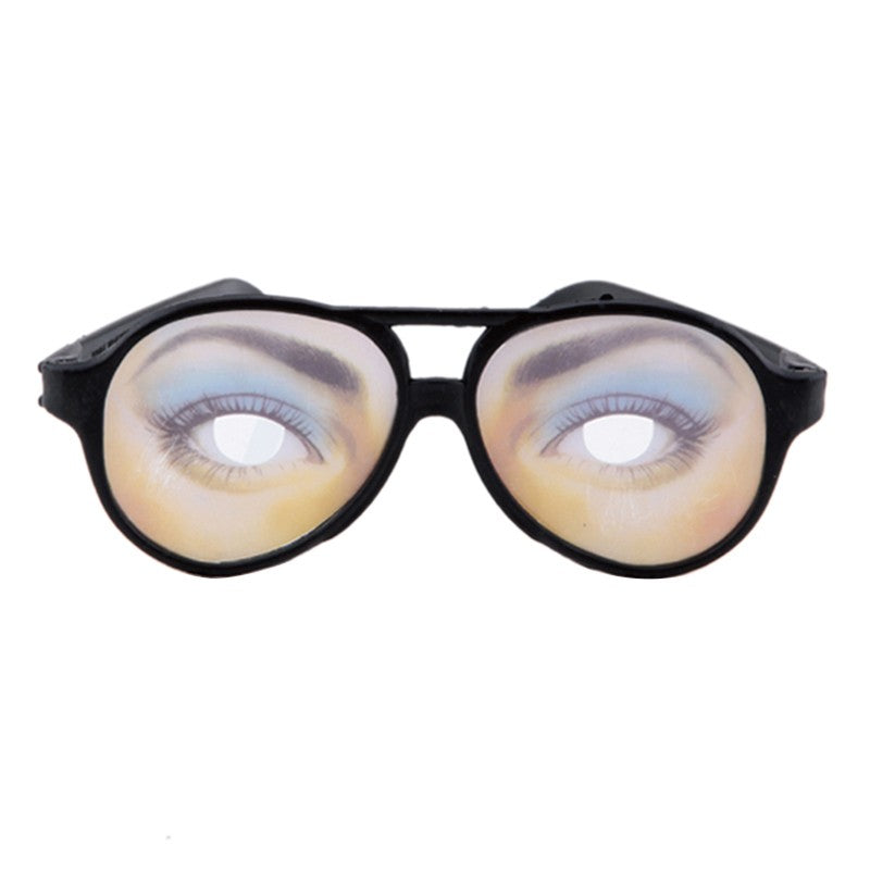 1 Pc Novelty Glasses Funny Fake Eyes Disguise Glasses For Masquerade Halloween Costume Party Photo Booth Props Gag Prank Eye