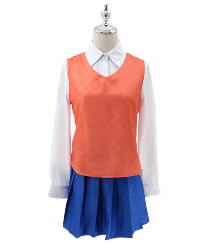 Heartbeat Literature Club Monica Cosplay Sayuri Natsuke Cosplay Costume Wig Set School Uniform Girls Female Clothing