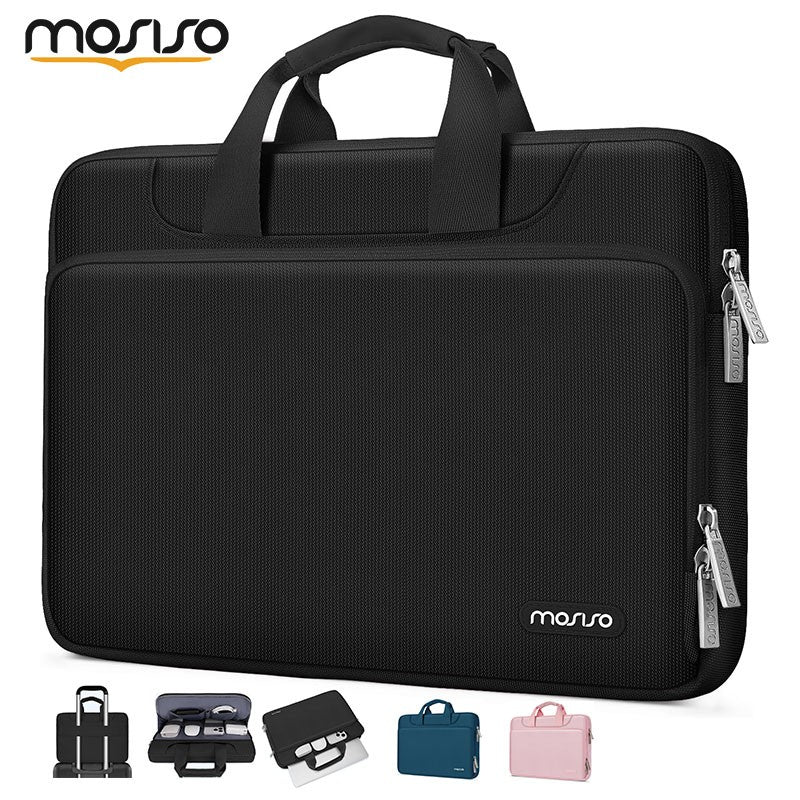 Laptop Briefcase Bag for 2025 MacBook Air Pro M5 M4 M3 M2 M1 13 13.3 14 15 15.6 16 inch HP Dell Lenovo Asus Notebook Sleeve Case