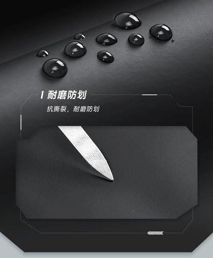 Septwolves Lightweight Men Shoulder Bag Leather Travel Messenger Bag 9.7-Inch Ipad Compartment Comfortable Widened Shoulder Pads