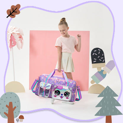 Travel Bag for Girls Lightweight Durable Spacious Carry On Tote for Weekend Gym Business Stylish Adventure Duffel