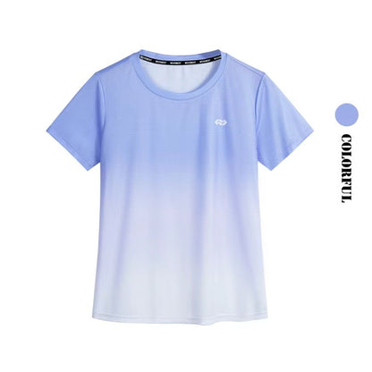 DRUR Women Running Set Quick Dry Loose Workout Outfit 2 Piece Tracksuit Summer Lightweight Gym Top Shorts Suit Badminton Apparel