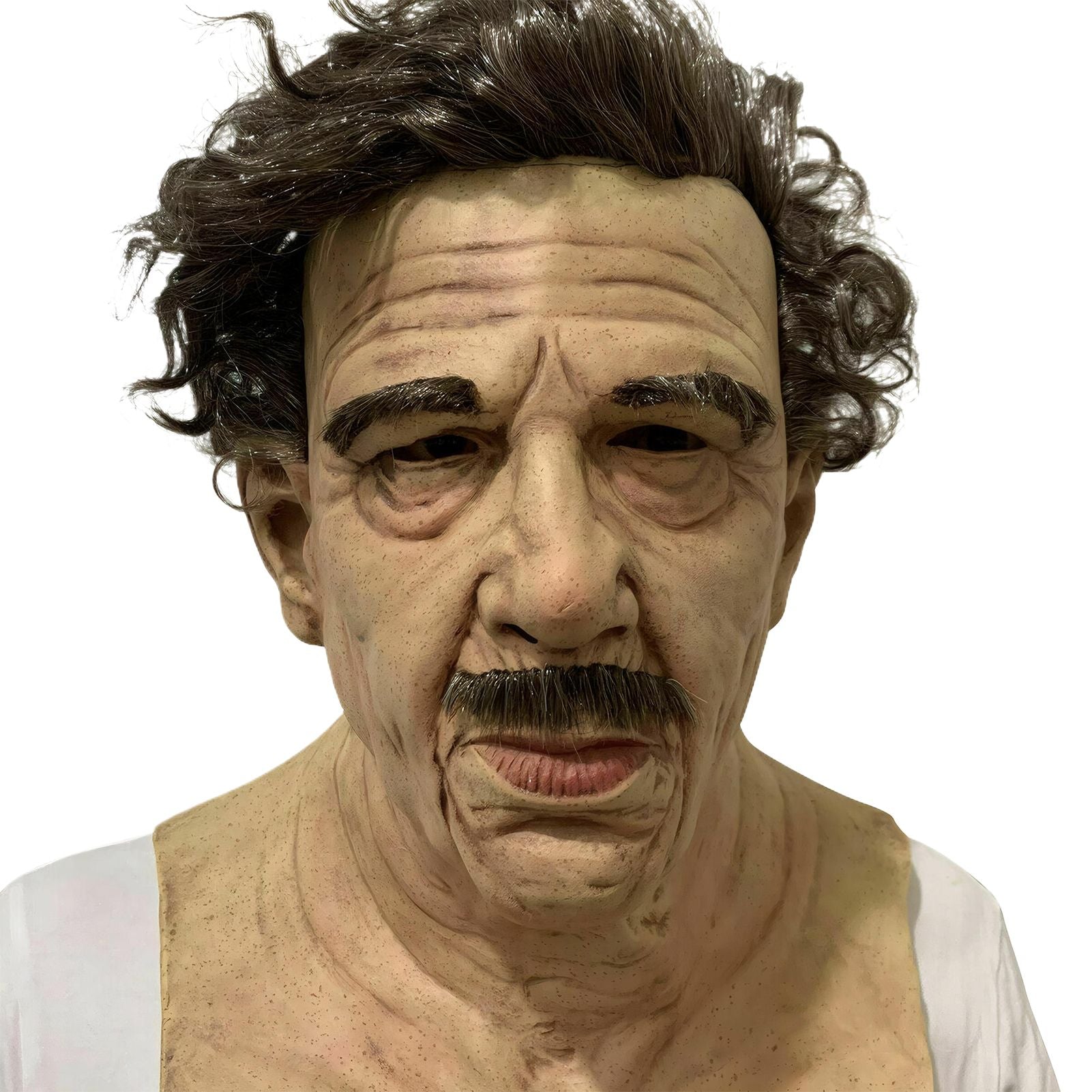 Elderly Woman Man Mask Wrinkle Full for Head Mask Grandpa/Grandma Face Mask Devil Novelty Supplies Halloween Party Cosplay Props