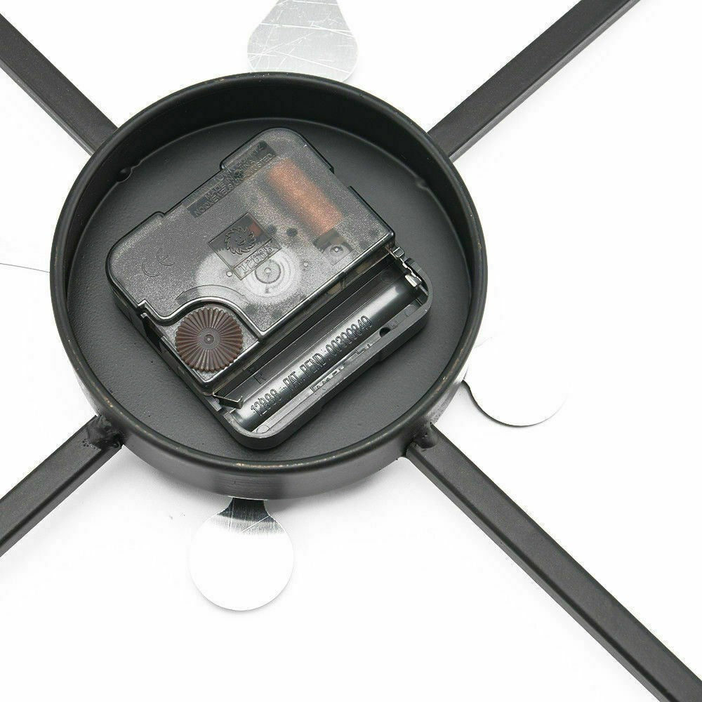 Modern 3D Large Wall Clocks Roman Numerals Retro Round Metal Iron Accurate Silent Nordic Hanging Ornament Living Room Decoration