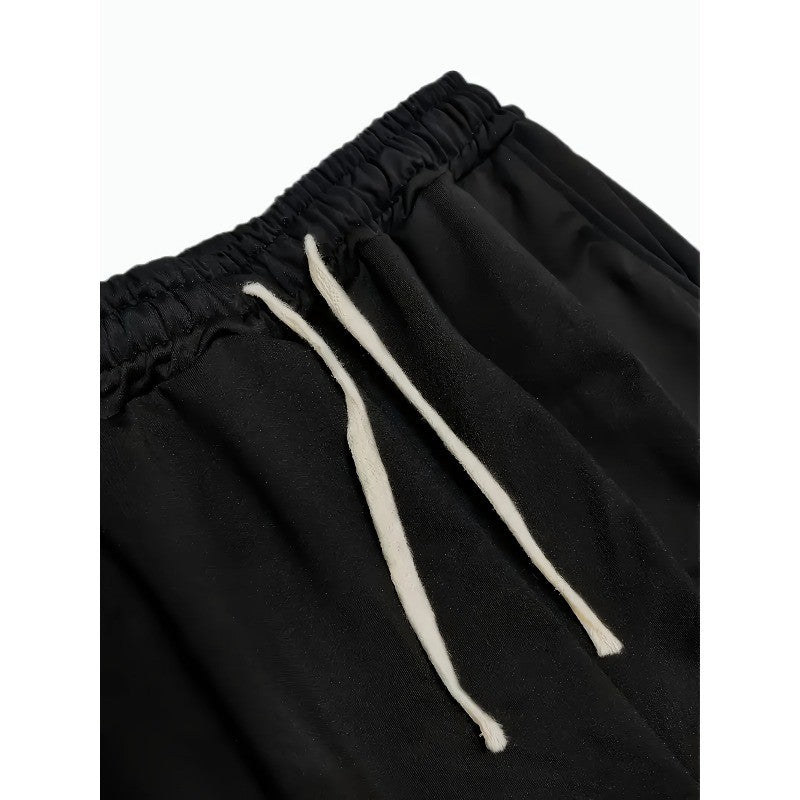 Calças de outono e inverno para meninos calças casuais bonitas novas calças de moletom retas simples calças de peça única versátil para meninos