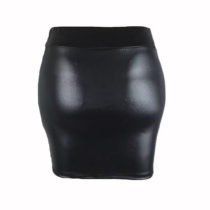 Women Summer Mini Skirts High-waist Slim Fittness Hip Pencil Skirts Vintage Body