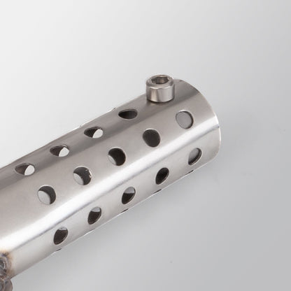 51mm Universal Slip On Exhaust Tail Fittings With Mini Hex Noise Elimination Design For Motorcycles