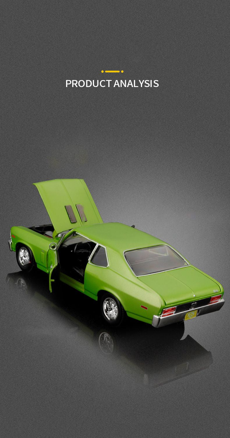 Maisto 1:24 Chevrolet Nova SS 1970 Carro de Liga Leve Diecasts e Veículos de Brinquedo Modelo de Carro em Miniatura Para Crianças