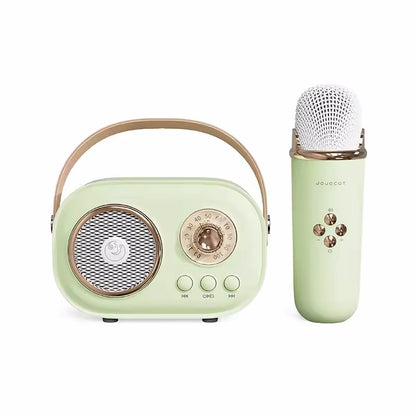 Karaoke Portable Wireless Bluetooth Speaker With Microphone Machine Radio FM Caixa De Som Mini Sound Box Music Small Column Mp3