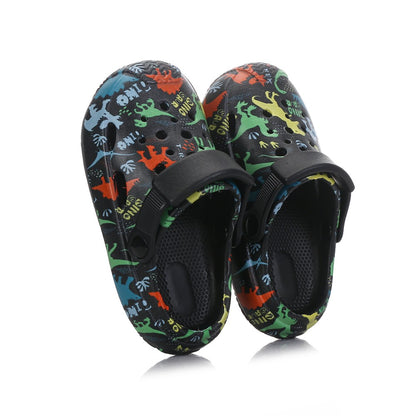 Boy Girls Sandals Cartoon Printed Shoe Toddler Shoes Soft Sole Slippers Kids Breathbale Summer Beach Shoe Toddler Shoes