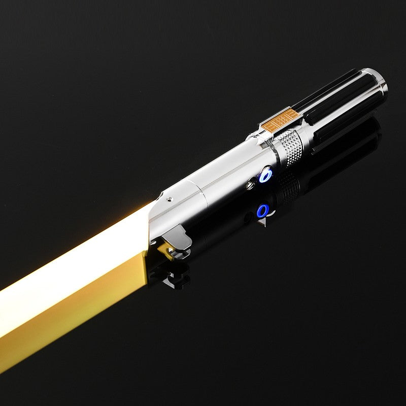 Luke RGB 16 Color Variable Metal Handle Lightsaber With Hitting Sound Effect FX Duel Lightsaber Metal Aluminum Handle Lightsaber