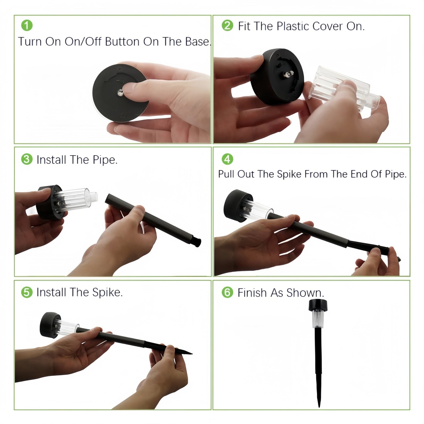 Outdoor Water Proof Garden Lights Solar Lawn Lights Outdoor Camping Lights Garden Atmosphere Plant Landscape Decorative Lamp Hot