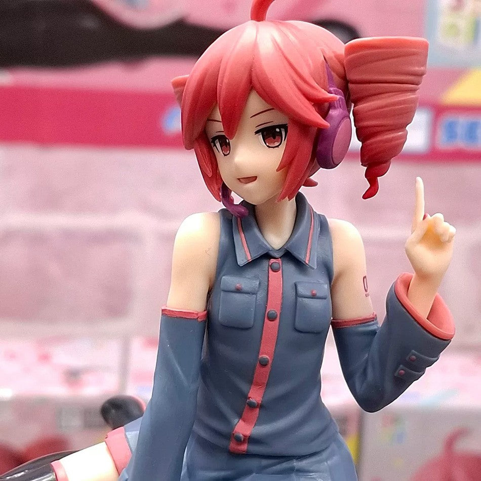 Original SEGA Utau Kasane Teto Premium Chokonose Action Figure PVC Model Collection Anime Figurine Birthday Gift
