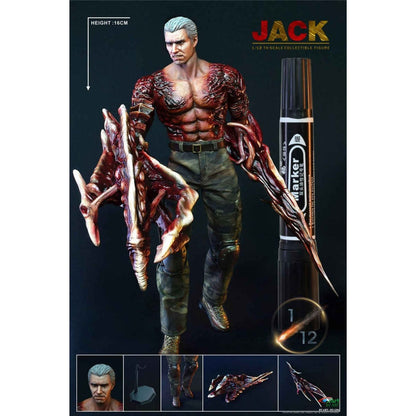 BY-ART 1/12 Resident Evil Jack Krauser Jack Krauser Action Figure BY-G04 Toy Collection Gift In Stock