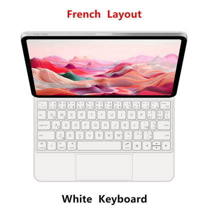 Capa Smart Magnetic Book Folio Magic Keyboard para iPad 11ª 10ª Geração 2025 iPad A16 11ª 11" A3354 A3355 A3356 A2696