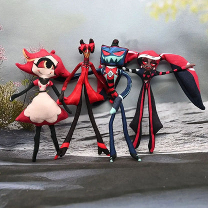 Anime Hazbin Alastor Niffty Cosplay Plush Doll Body Wire Skeleton Action Stuffed Dolls Accessories Ornament Gifts