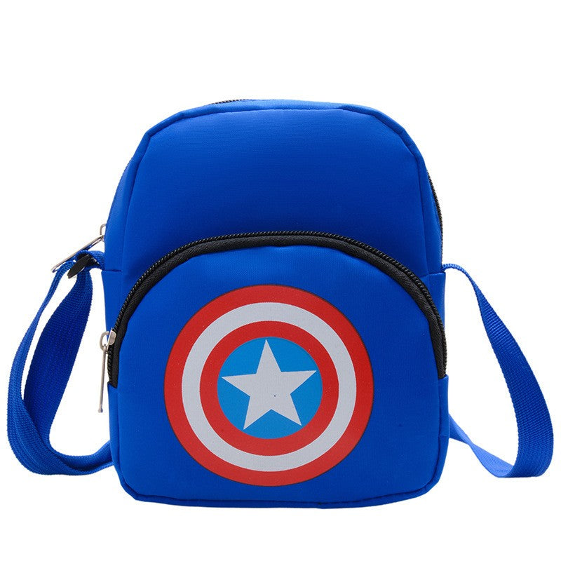 New Marvel Children'S Bags Boy's Spider Man Iron Man Captain America Crossbody Bag Cartoon Shoulder Bag Kids Accessories Gift