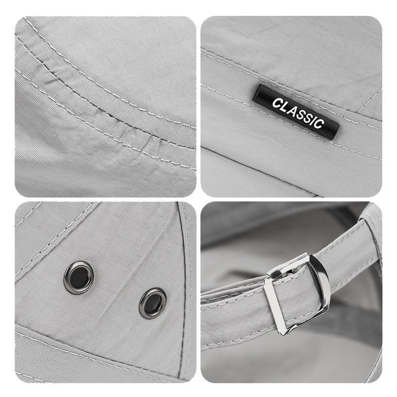 New Mens and Womens Flat Cap Venting Holes On The Military Academy Cadet Caps Fashionable Classic Outdoor Casual Sport Sun Hat