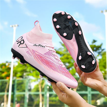 2025 New Football Shoes Society Soccer Cleats Long Nails Soccer Boot Non-slip Training Sneaker Artificial Quality Grass Footwear