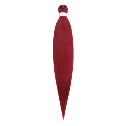 Cabelo Sintético Trançado Pré-esticado Profissional Sem Coceira Fibra Que Sela Em Água Quente 30'' Ombre Textura Yaki Extensões de Cabelo para Trança