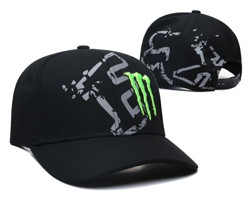 30 styles Monster Energy Embroidered Baseball Hat Summer Men's and Women's Sunscreen Duck Tongue Hat Racing Baseball Hat