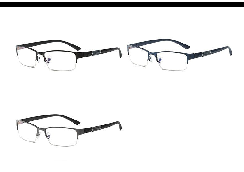 New Half Metal Frame Nearsighted Glasses Unisex Prescription Myopia 0 -0.5 -1 -1.5 -2 -2.5 -3 -4 -5 -6 Unisex óculos de leitura
