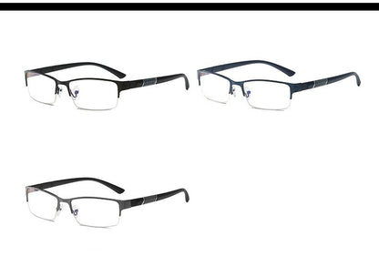 New Half Metal Frame Nearsighted Glasses Unisex Prescription Myopia 0 -0.5 -1 -1.5 -2 -2.5 -3 -4 -5 -6 Unisex óculos de leitura