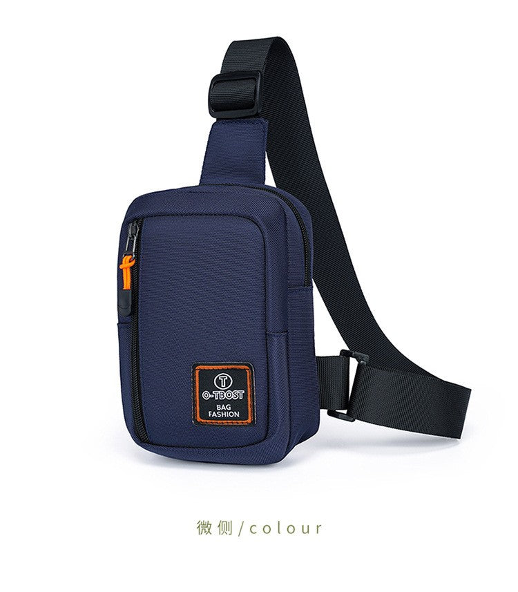 Fashionable Men's Small Shoulder Bag, High-quality and Durable Oxford Cloth Handbag, Portable Crossbody Bag, Flap Mini Waist Bag