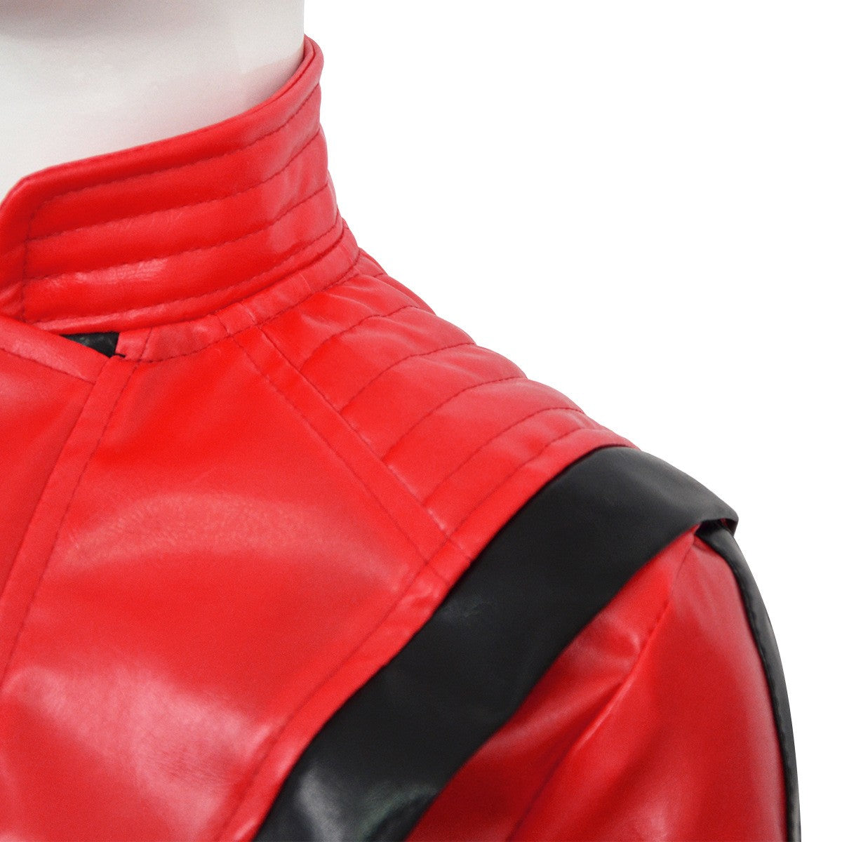 Classic Michael Joseph Jackson Leather Red Thrilling Jacket Halloween Birthday Gift Night Outwear