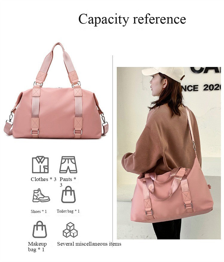 Large Gym Bag with Wet Dry Compartment | Sport Duffel for Women Men | Travel Tote