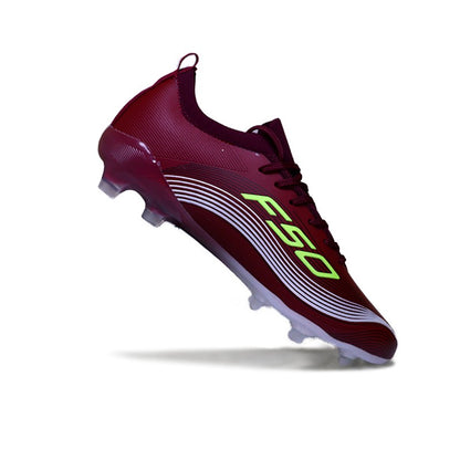 No-lace Mens Soccer Shoes Non-Slip Turf Soccer Cleats for Youth Without-Lace TF/FG Training Football Boots Chuteira Campo 39-45