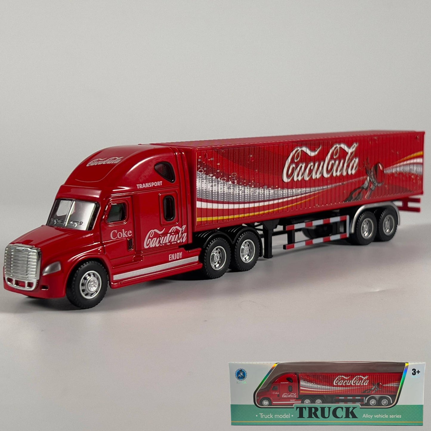 Caminhão Scania Contêiner 1:64 Caminhão Contêiner Americano Liga de Metal Diecast Modelo de Carro Veículos em Miniatura Colecionáveis Hobby Presente