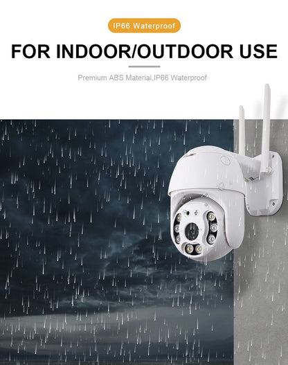 Ycc365 Plus 1080P PTZ Wifi IP Camera Outdoor 4X Digital Zoom AI Human Detect Wireless Camera Audio Security CCTV Wifi Monitor