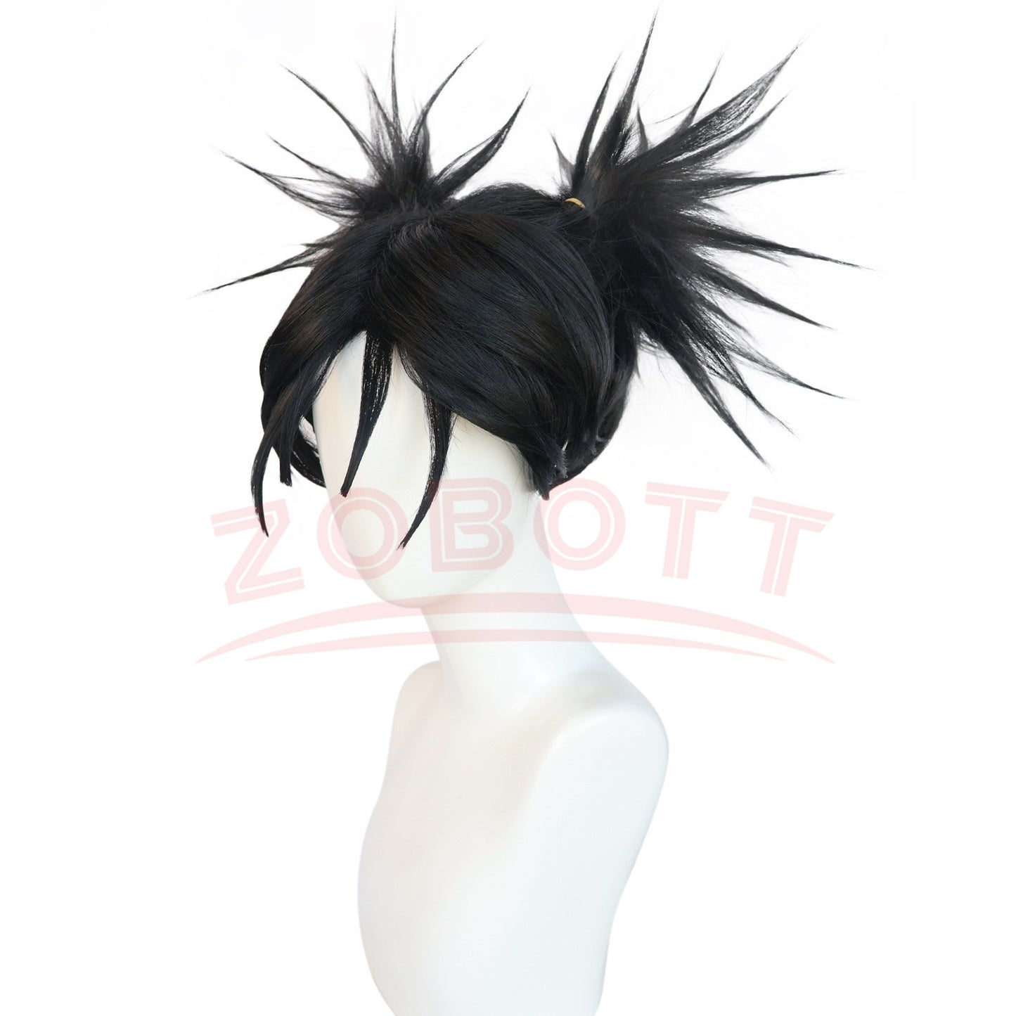 Jujutsu JJK Manga Choso Cosplay Wig Anime Jujutsu Kaisen Black Double Ponytail Hair Sticker Itadori Yuji Halloween Wig Women Men