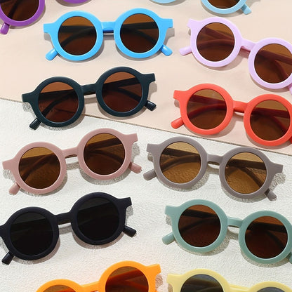 6PCS Round Glasses for Men and Women, Suitable for Travel, Fashionable, Summer Pool, Beach Party.