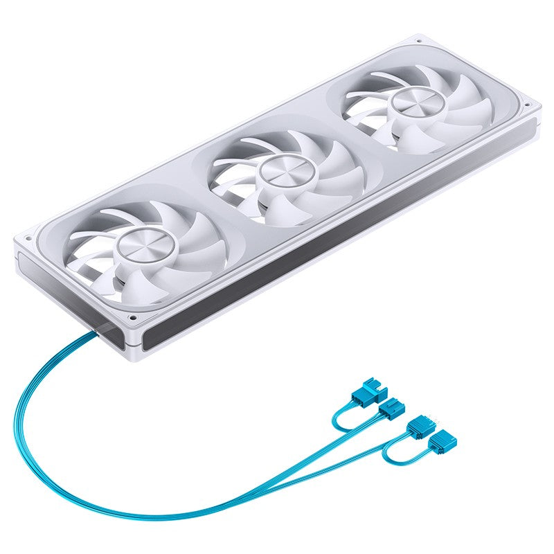 JONSBO ZA-120/240/360 Computer Case Fan 12CM 5V ARGB 120mm Monolithic Structure Water-Cooled Fan  PWM Forward/Reverse Fan Kits