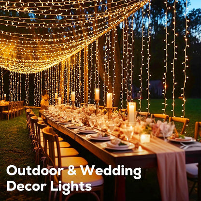 LED Christmas Lights 5/10/20M 220V Waterproof Fairy Lights Outdoor Garden Tree Home Halloween Party Holiday Decoration Lighting