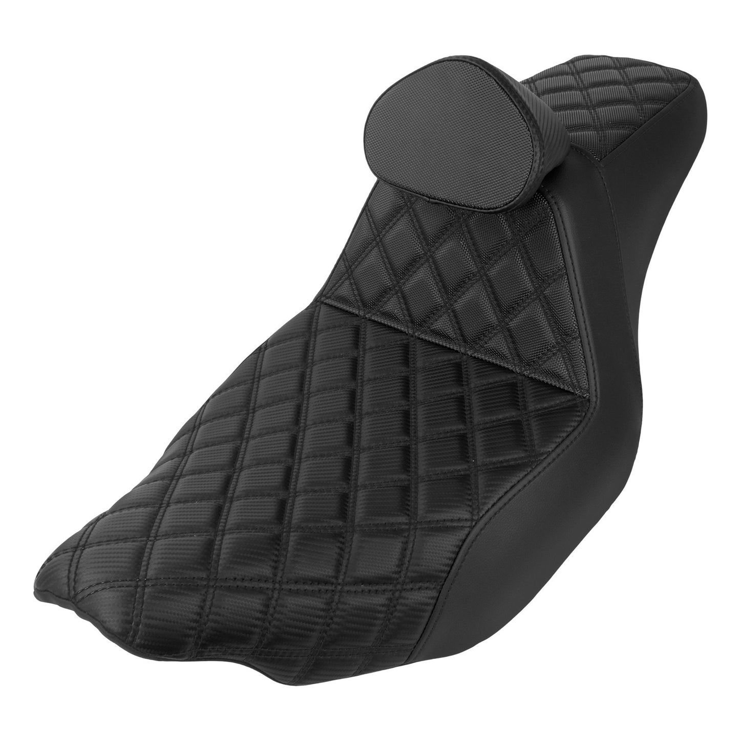 Assento Duplo de Motocicleta com Encosto para Piloto e Passageiro Para Harley Touring FLHR 2024-UP Road Street Glide CVO 2023