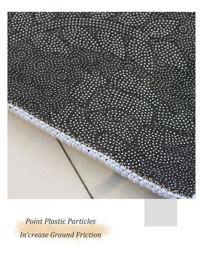 VIKAMA Bohemian Crystal Velvet Anti Slip Carpet For Living Room ,Floor Bedroom Big Size Rugs, Sofa Mats, Study,Home Decoration