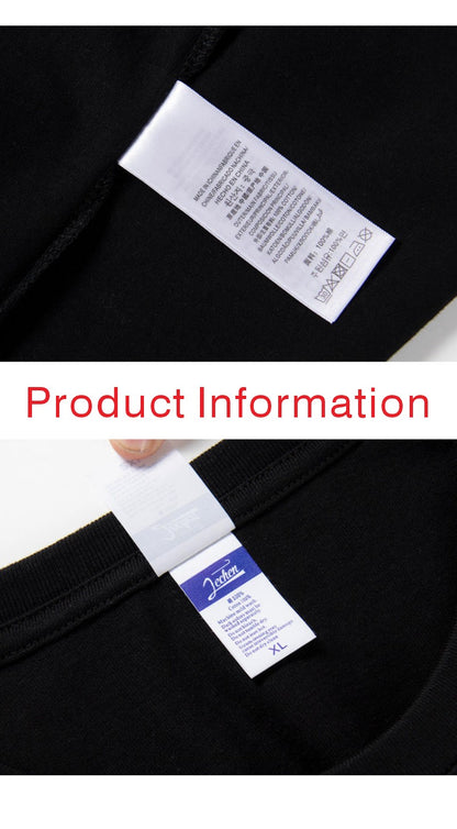 Cotton heavy-duty men's and women's T-shirts, summer breathable short sleeves, customized printing, logo embroidery