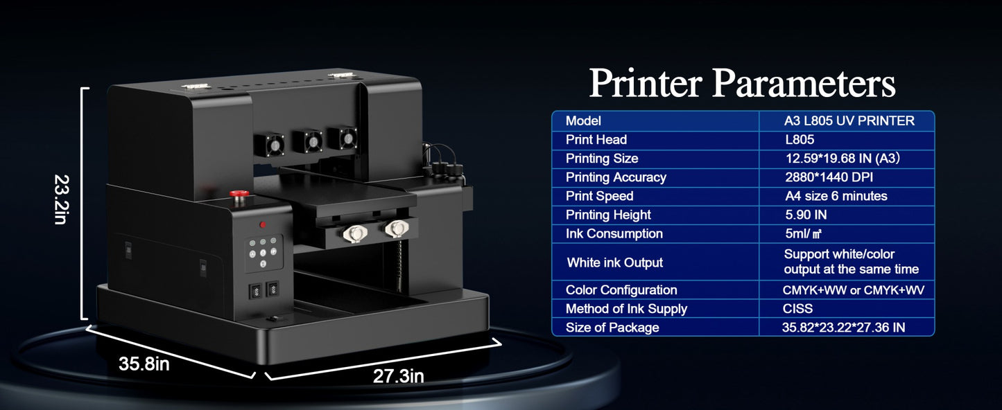 US Stock A3 L805 UV DTF Printer For Epson XP600 DTF Printer A4 A3 DTF Printer T shirt Printing Machine impresora dtf EU Stock