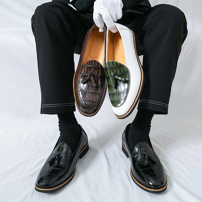 Big Size 47 Business Oxford Shoes Wedding Party Men Dress Shoes Breathable Leather Casual Men's Shoes British Style Loafers